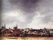 POEL, Egbert van der View of Delft after the Explosion of 1654 af Spain oil painting artist
